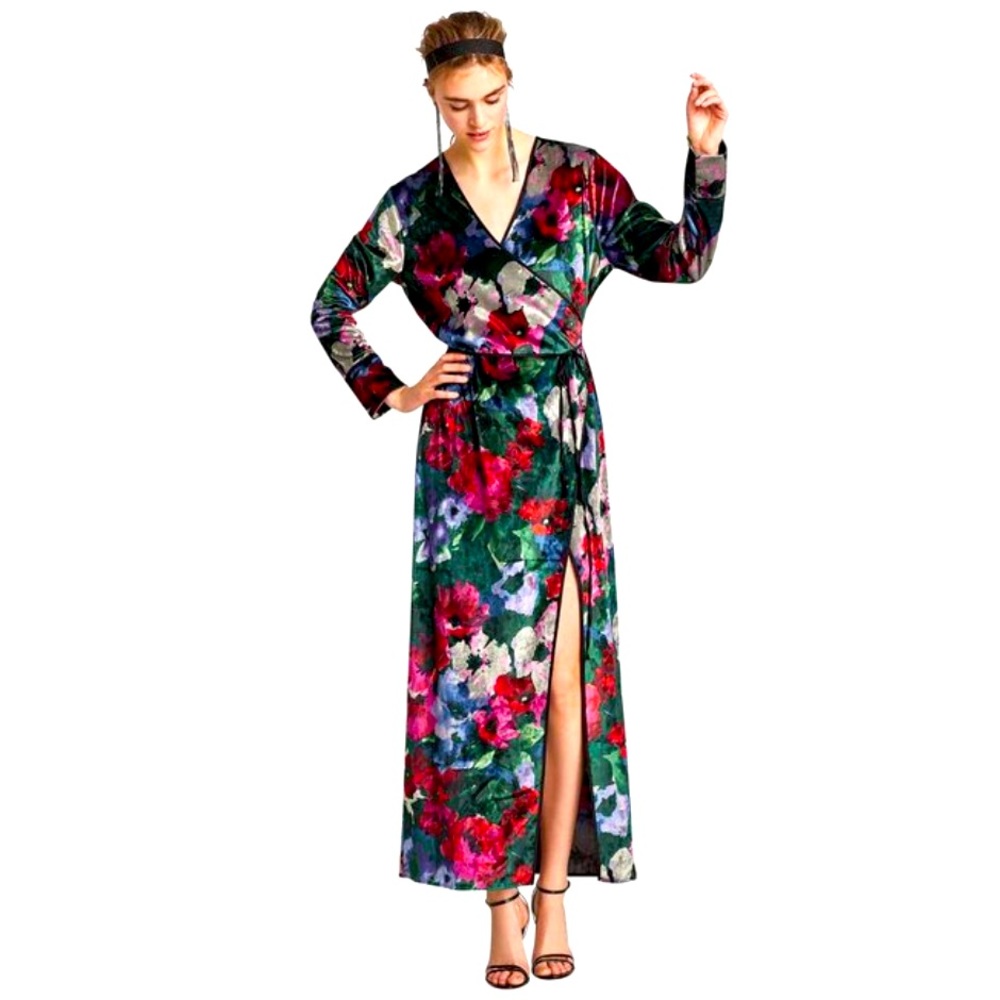 Floral Multicolor Maxi Dress